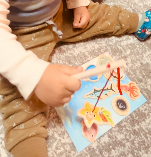 Juego interactivo sensorial: Vamos de pesca!